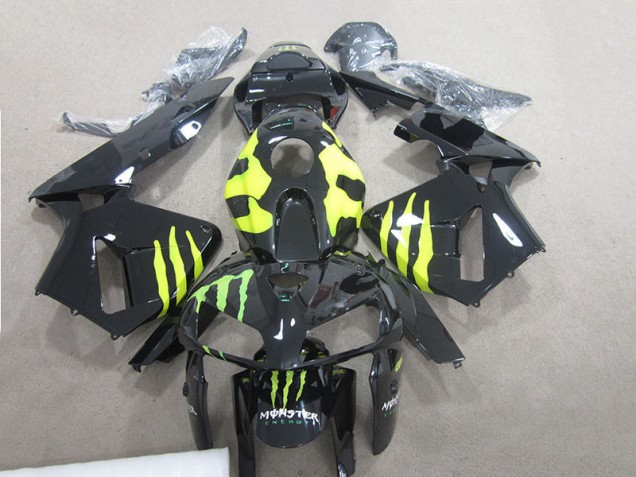 Honda CBR 600 RR 07-08 Verkleidungen - Schwarz MonsterGrün Honda CBR 600 RR 07-08 Verkleidungen - Schwarz MonsterGrün