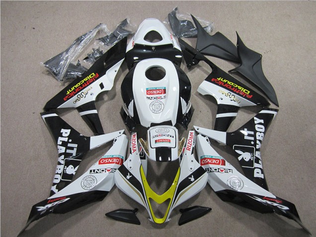 Honda CBR 600 RR 07-08 Verkleidungen - Schwarz Rot Weiß DENSO Honda CBR 600 RR 07-08 Verkleidungen - Schwarz Rot Weiß DENSO