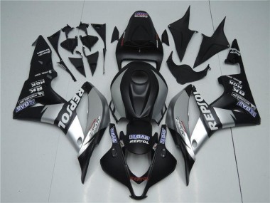 Honda CBR 600 RR 07-08 Verkleidungen - Silber Repsol Schwarz