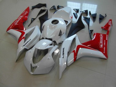 Honda CBR 600 RR 07-08 Verkleidungen - Weiß Rot Rennen Version