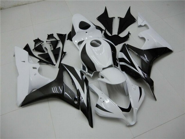 Honda CBR 600 RR 07-08 Verkleidungen - Weiß Schwarz Honda CBR 600 RR 07-08 Verkleidungen - Weiß Schwarz