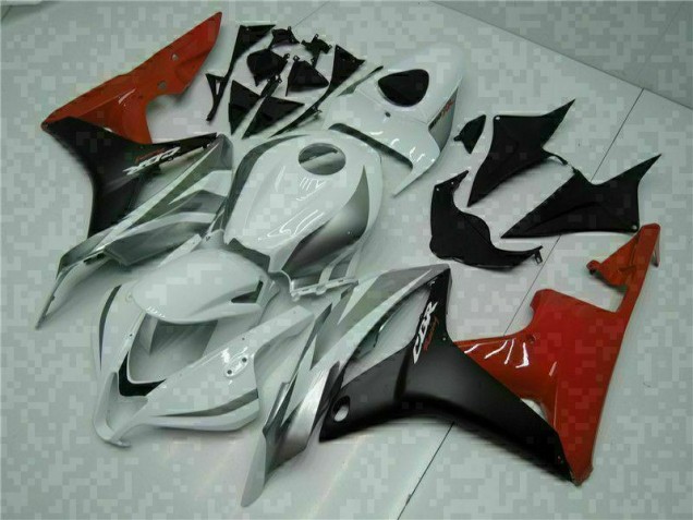 Honda CBR 600 RR 07-08 Vollverkleidung - Weiß Schwarz Rot Honda CBR 600 RR 07-08 Vollverkleidung - Weiß Schwarz Rot