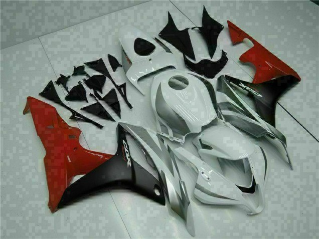 Honda CBR 600 RR 07-08 Vollverkleidung - Weiß Schwarz Rot Honda CBR 600 RR 07-08 Vollverkleidung - Weiß Schwarz Rot