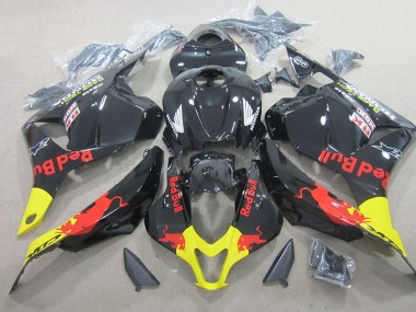Honda CBR 600 RR 09-12 Verkleidung - Schwarzer Rot Bull