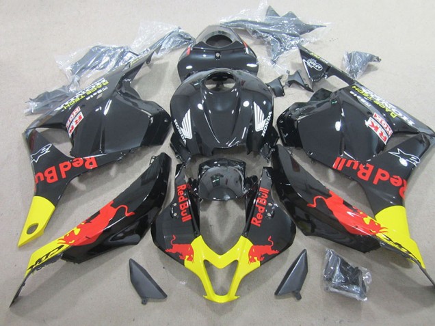 Honda CBR 600 RR 09-12 Verkleidung - Schwarzer Rot Bull
