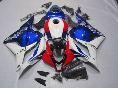 Honda CBR 600 RR 09-12 Verkleidung - Weiß Blau Rot DREAM