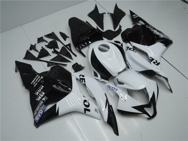 Honda CBR 600 RR 09-12 Verkleidung - Weiß Schwarz