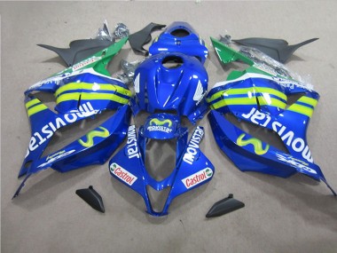 Honda CBR 600 RR 09-12 Verkleidungen - Blau Weiß Movistar
