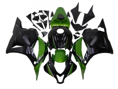 Honda CBR 600 RR 09-12 Verkleidungen - Grün Schwarz