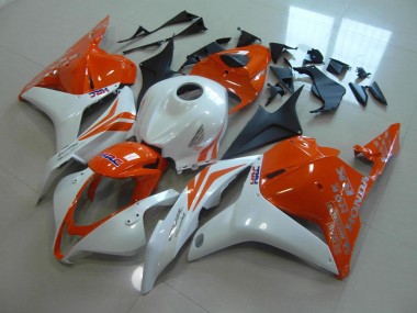 Honda CBR 600 RR 09-12 Verkleidungen - Orange Perl Weiß