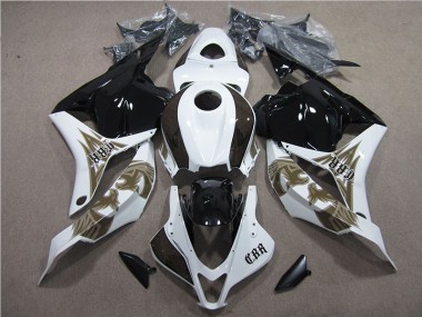 Honda CBR 600 RR 09-12 Verkleidungen & Plastik - Schwarz Weiß