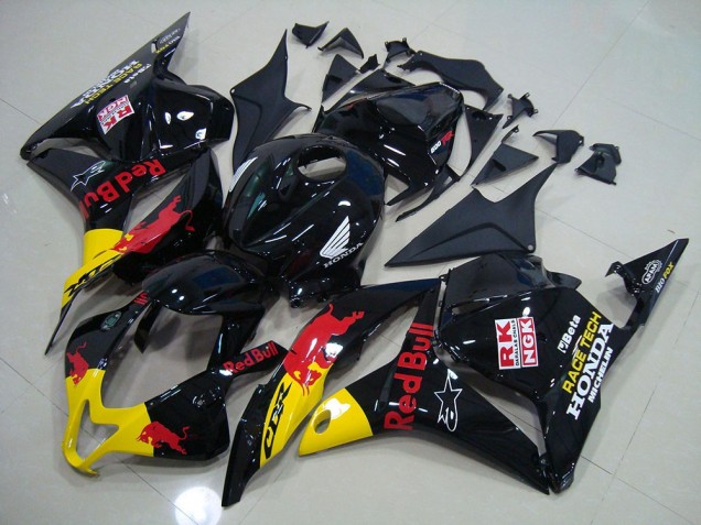 Honda CBR 600 RR 09-12 Verkleidungen - Schwarzer Rot Bull