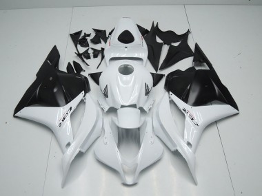 Honda CBR 600 RR 09-12 Verkleidungen - Weiß Matt Schwarz