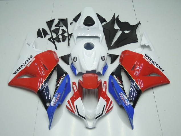 Honda CBR 600 RR 09-12 Verkleidungen - Weiß Motul Rot Blau Honda CBR 600 RR 09-12 Verkleidungen - Weiß Motul Rot Blau