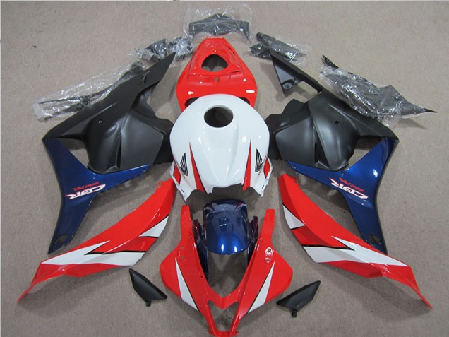 Honda CBR 600 RR 09-12 Verkleidungen - Weiß Rot Blau Honda CBR 600 RR 09-12 Verkleidungen - Weiß Rot Blau