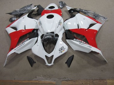 Honda CBR 600 RR 09-12 Verkleidungen - Weiß Rot