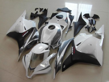 Honda CBR 600 RR 09-12 Verkleidungen - Weiß Schwarz Grau