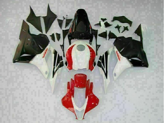 Honda CBR 600 RR 09-12 Verkleidungen - Weiß Schwarz Rot