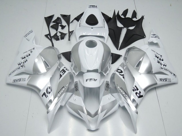 Honda CBR 600 RR 09-12 Verkleidungen - Weiß Silber Repsol
