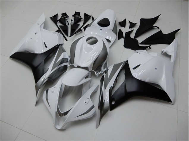 Honda CBR 600 RR 09-12 Verkleidungen - Weiß Silber Schwarz
