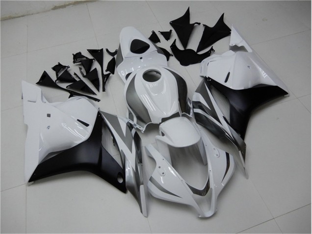 Honda CBR 600 RR 09-12 Verkleidungen - Weiß Silber Schwarz