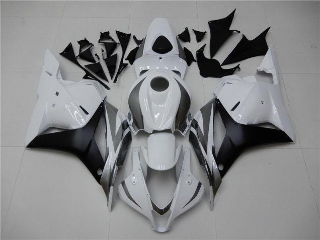 Honda CBR 600 RR 09-12 Verkleidungen - Weiß Silber Schwarz
