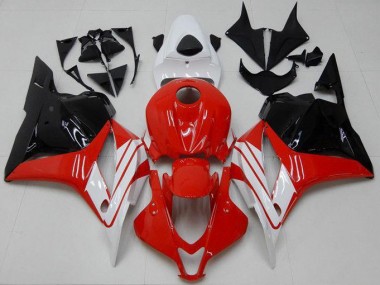 Honda CBR 600 RR 09-12 Vollverkleidung - Rot Weiß Schwarz