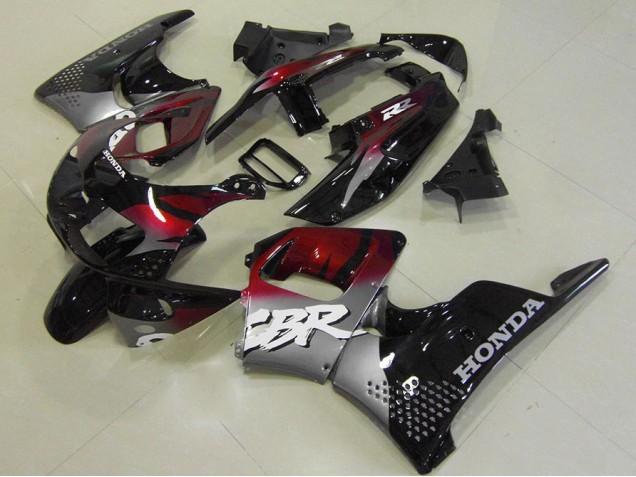 Honda CBR 900 RR 893 96-97 Verkleidungen - Rot Schwarz Silber