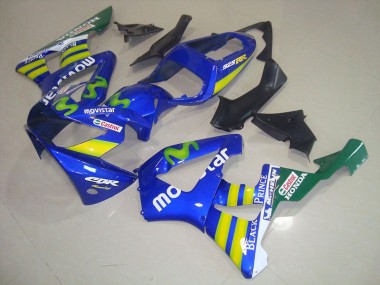 Honda CBR 900 RR 929 00-01 Verkleidungen - Blaus Movistar Castrol