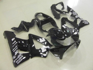 Honda CBR 900 RR 929 00-01 Verkleidungen - Glänzend Schwarz mit Stern