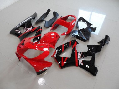 Honda CBR 900 RR 929 00-01 Verkleidungen - Rot Schwarz