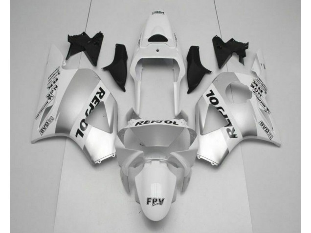 Honda CBR 900 RR 954RR 02-03 Verkleidungen - Weiß Silber Schwarz Repsol Honda CBR 900 RR 954RR 02-03 Verkleidungen - Weiß Silber Schwarz Repsol