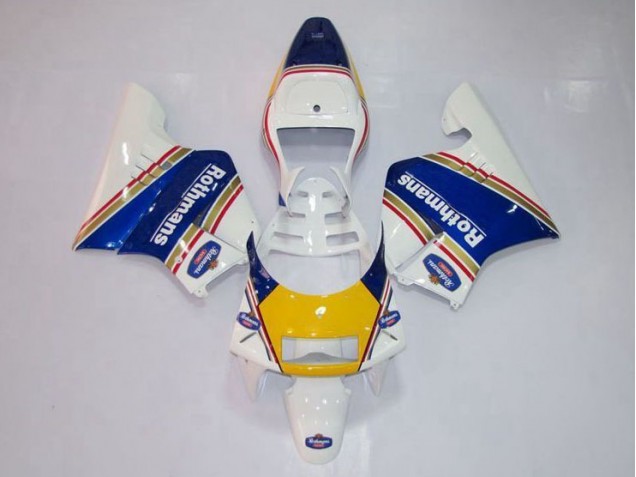 Honda NSR 250 MC28 P4 94-96 Verkleidungen - Gelb Weiß Blau Honda NSR 250 MC28 P4 94-96 Verkleidungen - Gelb Weiß Blau