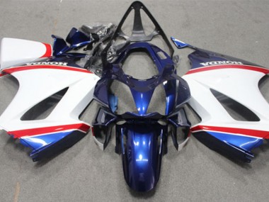 Honda VFR 800 02-13 Verkleidungen - Blau Weiß