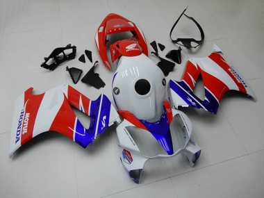 Honda VFR 800 02-13 Verkleidungen - Blau Weiß Rot