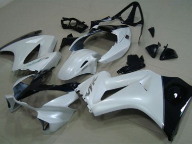 Honda VFR 800 02-13 Verkleidungen & Plastik - Weiß Schwarz