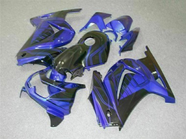 Kawasaki EX250 08-12 Verkleidung - Schwarz Blau