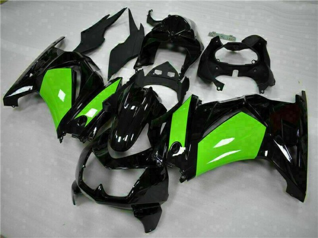 Kawasaki EX250 08-12 Verkleidung - Schwarz Grün Kawasaki EX250 08-12 Verkleidung - Schwarz Grün