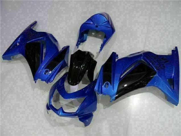 Kawasaki EX250 08-12 Verkleidungen - Blau Schwarz Kawasaki EX250 08-12 Verkleidungen - Blau Schwarz