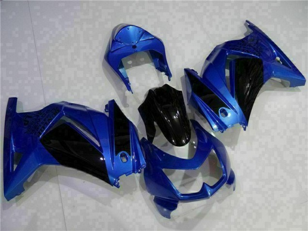 Kawasaki EX250 08-12 Verkleidungen - Blau Schwarz Kawasaki EX250 08-12 Verkleidungen - Blau Schwarz