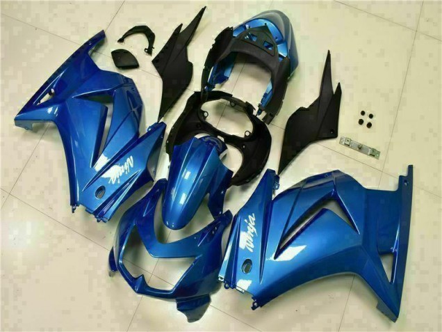 Kawasaki EX250 08-12 Verkleidungen - Blau Schwarz Weiß Ninja Kawasaki EX250 08-12 Verkleidungen - Blau Schwarz Weiß Ninja
