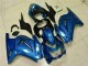 Kawasaki EX250 08-12 Verkleidungen - Blau Schwarz Weiß Ninja Kawasaki EX250 08-12 Verkleidungen - Blau Schwarz Weiß Ninja