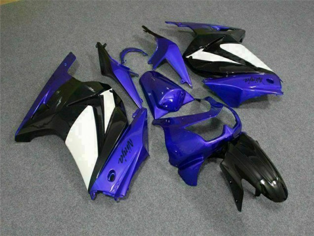 Kawasaki EX250 08-12 Verkleidungen - Blau Weiß Schwarz Ninja Kawasaki EX250 08-12 Verkleidungen - Blau Weiß Schwarz Ninja