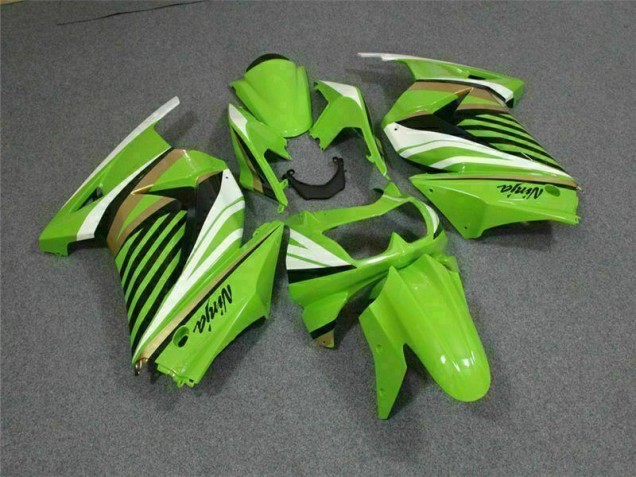 Kawasaki EX250 08-12 Verkleidungen - Grün Weiß Schwarz Ninja Kawasaki EX250 08-12 Verkleidungen - Grün Weiß Schwarz Ninja