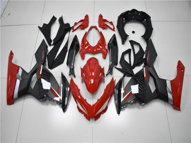 Kawasaki EX400 18-23 Verkleidungen - Rot Schwarz