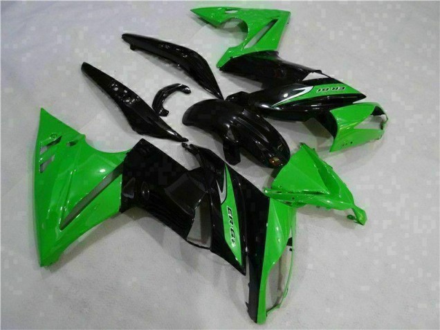 Kawasaki EX650 06-08 Verkleidung - Grün Schwarz Kawasaki EX650 06-08 Verkleidung - Grün Schwarz