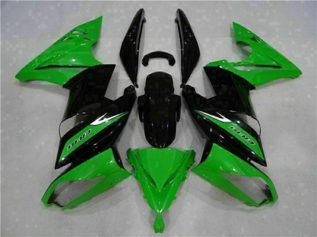 Kawasaki EX650 06-08 Verkleidung - Grün Schwarz Kawasaki EX650 06-08 Verkleidung - Grün Schwarz