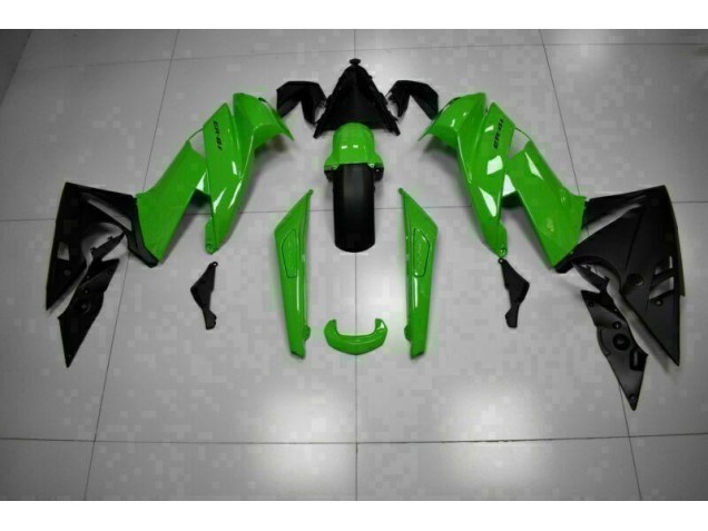 Kawasaki EX650 09-11 Verkleidung - Grün Schwarz Kawasaki EX650 09-11 Verkleidung - Grün Schwarz