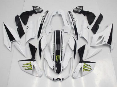 Kawasaki Z1000 07-09 Verkleidung - Weiß