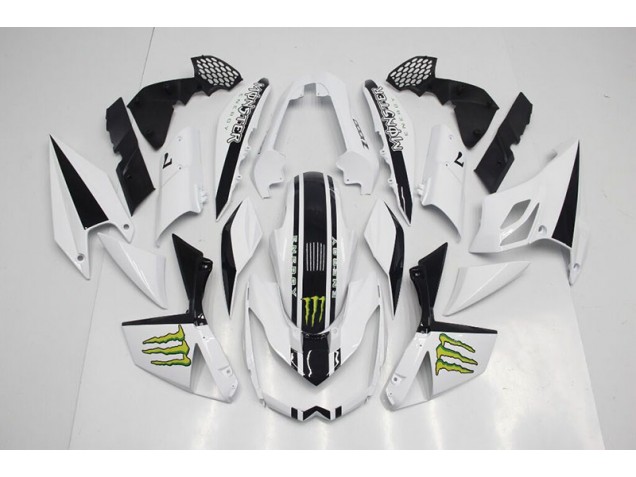 Kawasaki Z1000 07-09 Verkleidung - Weiß Kawasaki Z1000 07-09 Verkleidung - Weiß